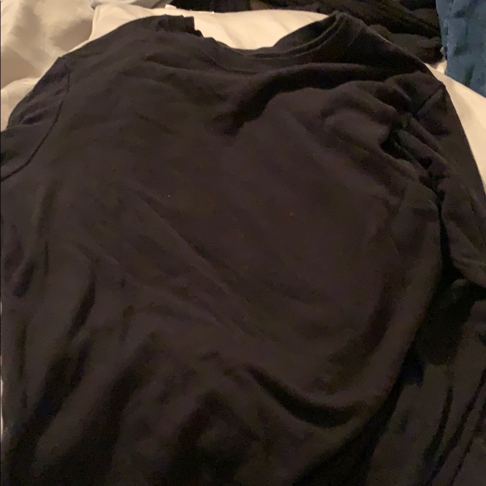 Black long sleeve blouse